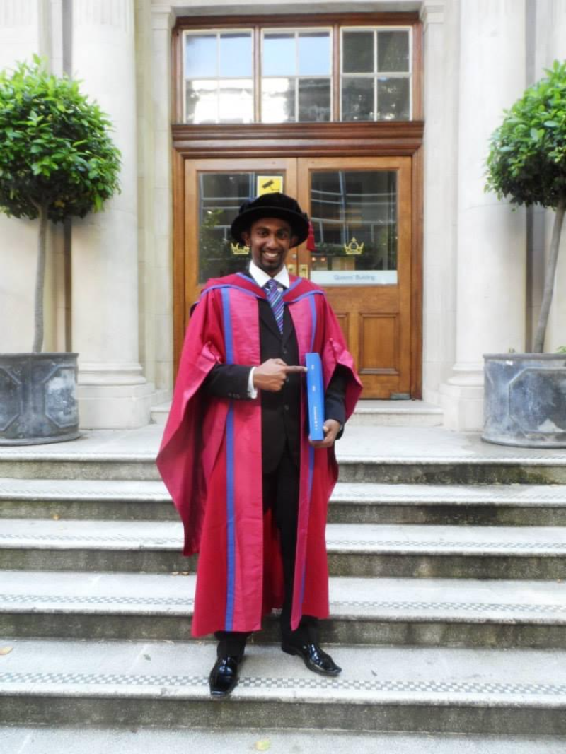 Dr. Angelo's PhD graduation, Queen Mary University of London