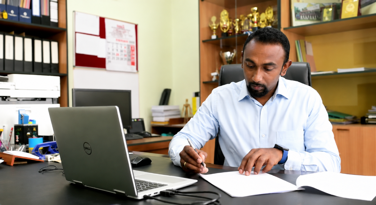 Dr. Angelo as Senior Lecturer at University of Moratuwa