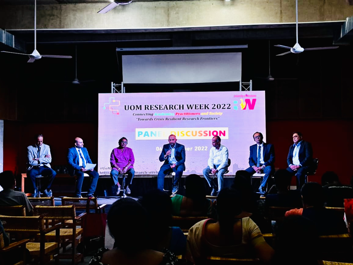 UOM Research Week 2022 panel discussion