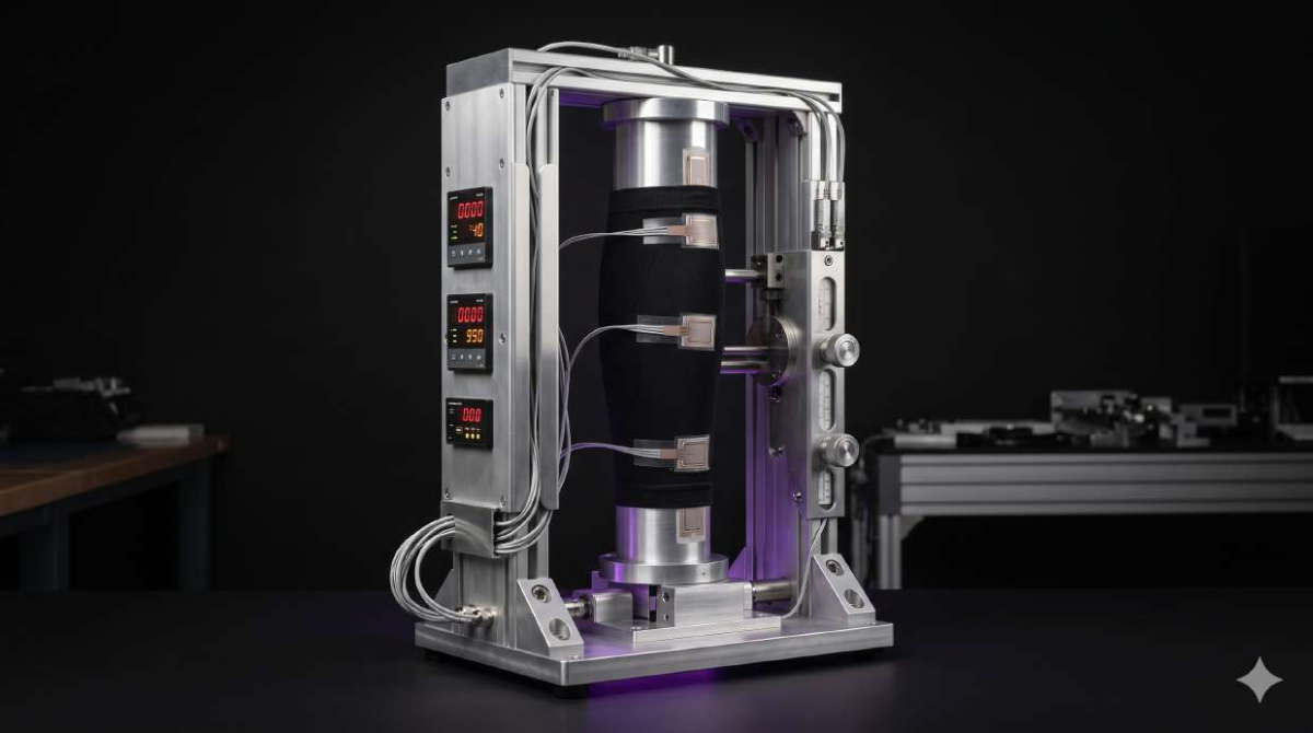 Modular compression test rig